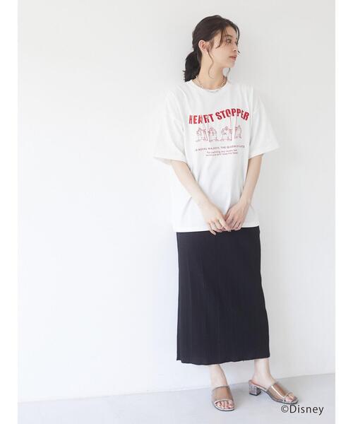 Green Parks(グリーンパークス)の「Alice/フロントロゴT*(Tシャツ/カットソー・レディース・レッド/グリーン・FREE)」の17枚目の写真