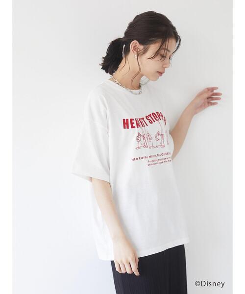 Green Parks(グリーンパークス)の「Alice/フロントロゴT*(Tシャツ/カットソー・レディース・レッド/グリーン・FREE)」の14枚目の写真