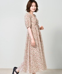 Retro Girl レトロガール レディース のワンピース ベージュ系 花柄 ボタニカル柄 通販 Zozotown