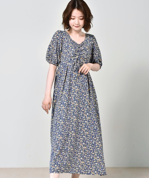 シャーリングワンピース ワンピース Retro Girl レトロガール のファッション通販 Zozotown