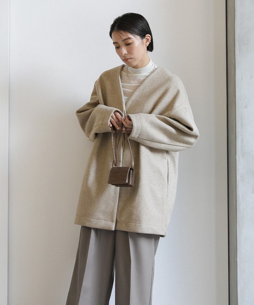 select MOCA（セレクトモカ）の「ノーカラーカットメルトンミドル