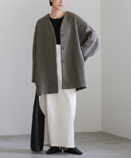 select MOCA（セレクトモカ）の「ノーカラーカットメルトンミドル