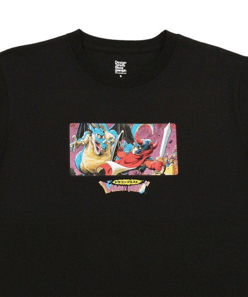 Design Tshirts Store graniph(デザイン ティーシャツ ストア グラニフ)の「ドラゴンクエスト パッケージイラスト(ドラゴンクエスト)|コラボTシャツ(Tシャツ/カットソー・メンズ・ブラック・X-LARGE/MEDIUM/SMALL/LARGE/X-SMALL)」の7枚目の写真