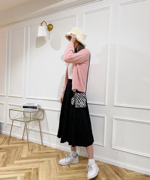 at12:03(アットイチニーゼロサン)の「ファーバケットハット(ハット・レディース・グレイッシュベージュ/アイボリー/ブラック/キャメル・FREE)」の20枚目の写真