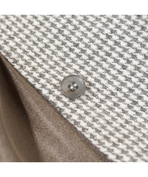 flower(フラワー)の「フェミニンチェックスカート(スカート・レディース・ブラウン/グレー・FREE)」の10枚目の写真