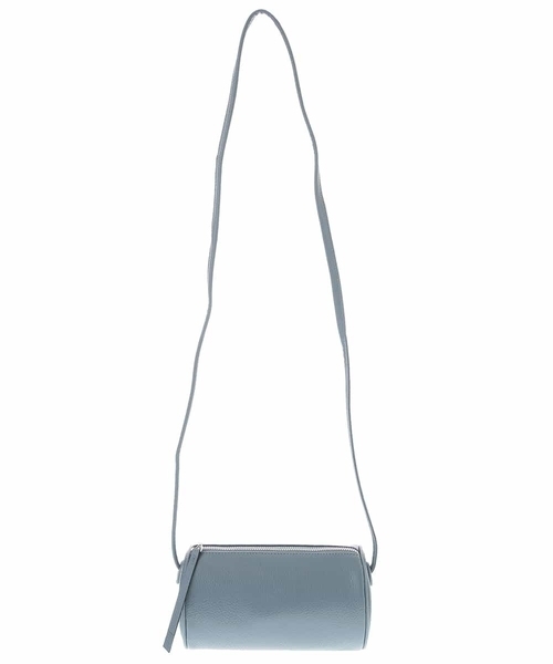 OFUON le MK（オフオンルエムケー）の「カウレザーシリンダーショルダー（ショルダーバッグ・レディース・グレー/ライトブルー・38）」の5枚目の写真