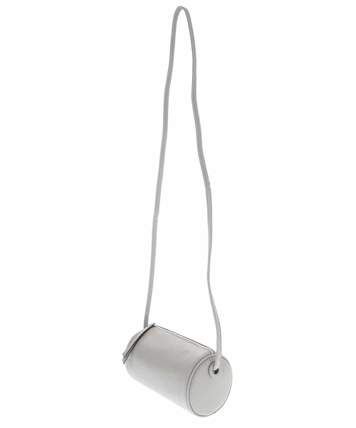 OFUON le MK（オフオンルエムケー）の「カウレザーシリンダーショルダー（ショルダーバッグ・レディース・グレー/ライトブルー・38）」の4枚目の写真