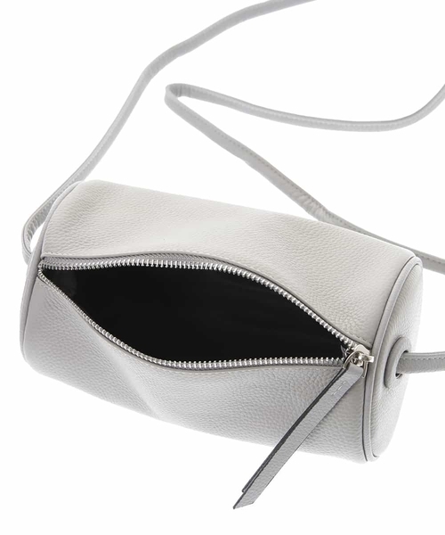 OFUON le MK（オフオンルエムケー）の「カウレザーシリンダーショルダー（ショルダーバッグ・レディース・グレー/ライトブルー・38）」の22枚目の写真