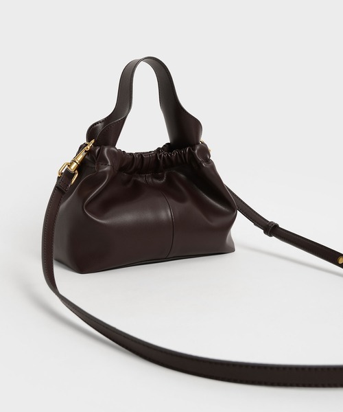 CHARLES & KEITH｜Ally アリー ルーシュドスローチーバッグ 【再
