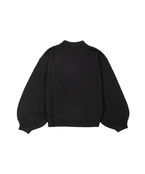 PUNYUS（プニュズ）の「バルーンスリーブニット（ニット/セーター・レディース・ブラック/パープル/ブラウン/オフホワイト/ピンク/グリーン・1/2/4/3）」の9枚目の写真