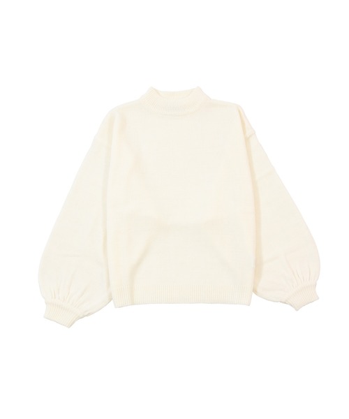 PUNYUS（プニュズ）の「バルーンスリーブニット（ニット/セーター・レディース・ブラック/パープル/ブラウン/オフホワイト/ピンク/グリーン・1/2/4/3）」の16枚目の写真