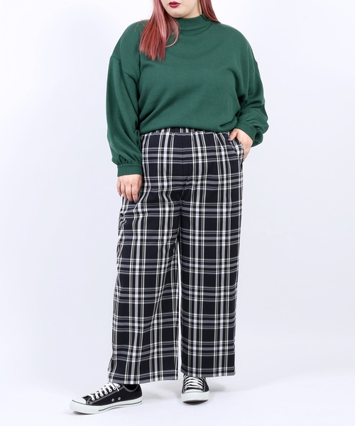 PUNYUS（プニュズ）の「バルーンスリーブニット（ニット/セーター・レディース・ブラック/パープル/ブラウン/オフホワイト/ピンク/グリーン・1/2/4/3）」の12枚目の写真