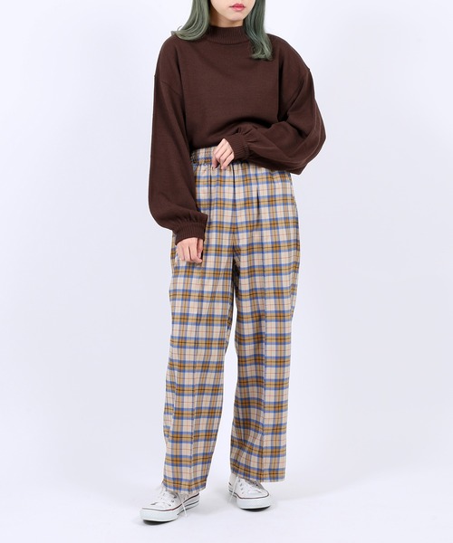 PUNYUS（プニュズ）の「バルーンスリーブニット（ニット/セーター・レディース・ブラック/パープル/ブラウン/オフホワイト/ピンク/グリーン・1/2/4/3）」の19枚目の写真