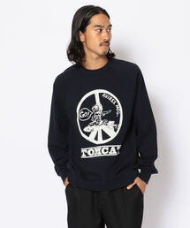 AVIREX | 【TYPE BLUE/タイプブルー】クルーネック スウェット トムキャット / CREW NECK SWEAT TOMCAT / アヴィレックス / AVIREX(Tシャツ/カットソー)