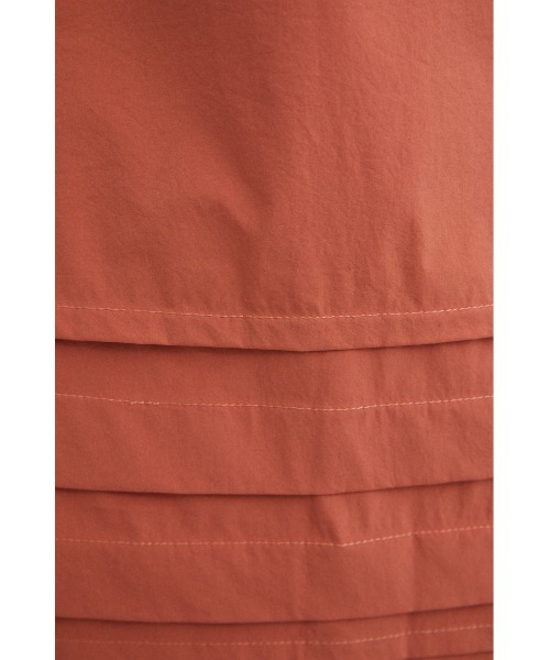 STYLEMIXER（スタイルミキサー）の「ランタンスリーブタックワンピース（ワンピース・レディース・ホワイト/ダークオレンジ/ブラック・SMALL/MEDIUM）」の18枚目の写真