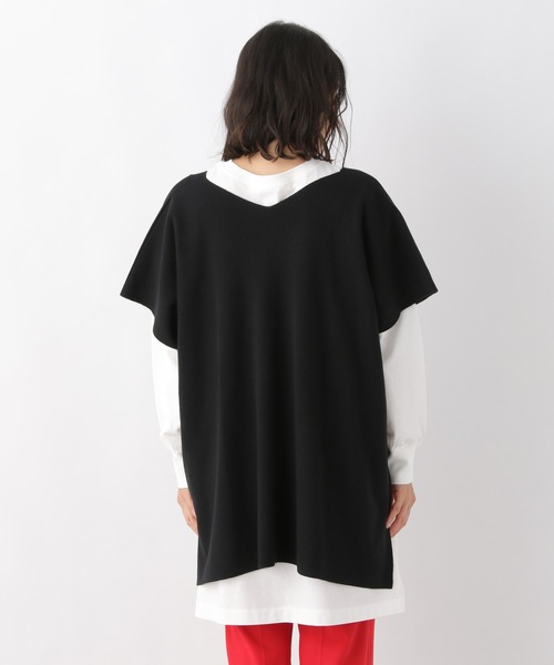 LEPSIM（レプシィム）の「１２Ｇポンチョベスト　957801（ベスト・レディース・ブラック/グレー/ブラウン・FREE）」の9枚目の写真