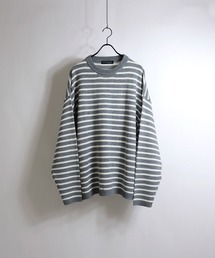 Confirm / コンファーム ビッグシルエットボーダーニット