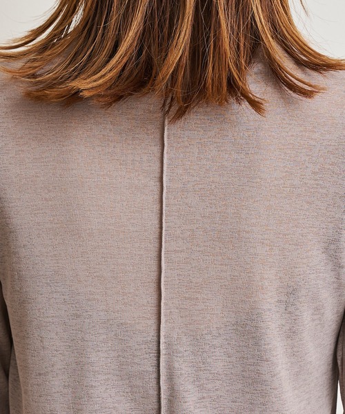 prose verse（プロズヴェール）の「《WEB限定》シアーネットメロータートルプルオーバー（Tシャツ/カットソー・レディース・ブルー/パープル/オフホワイト/ブラック/グリーン/ブルー系その他・MEDIUM）」の10枚目の写真