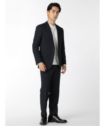 TAKA-Q（タカキュー）の「エムエフエディトリアルメンズ/m.f.editorial：MEN ストレッチウォッシャブル ビジネスセットアップ　2パンツスーツ（スーツセット・メンズ）」
