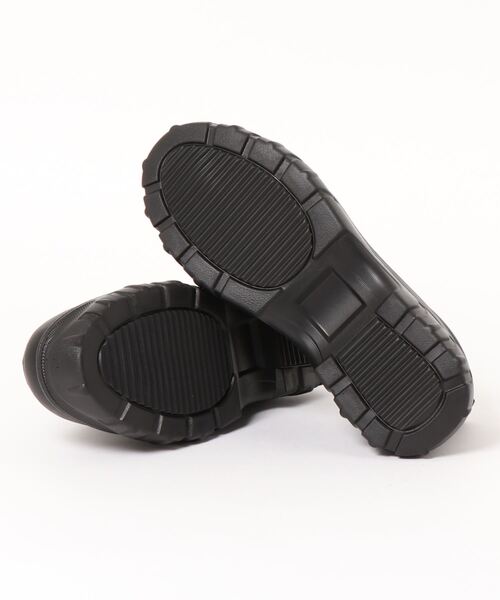 SPINNS（スピンズ）の「フェイクレザー ハイソールダッドスニーカー（スニーカー・メンズ・ブラック・26cm/27cm）」の2枚目の写真