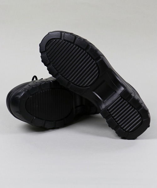 SPINNS（スピンズ）の「フェイクレザー ハイソールダッドスニーカー（スニーカー・メンズ・ブラック・26cm/27cm）」の13枚目の写真