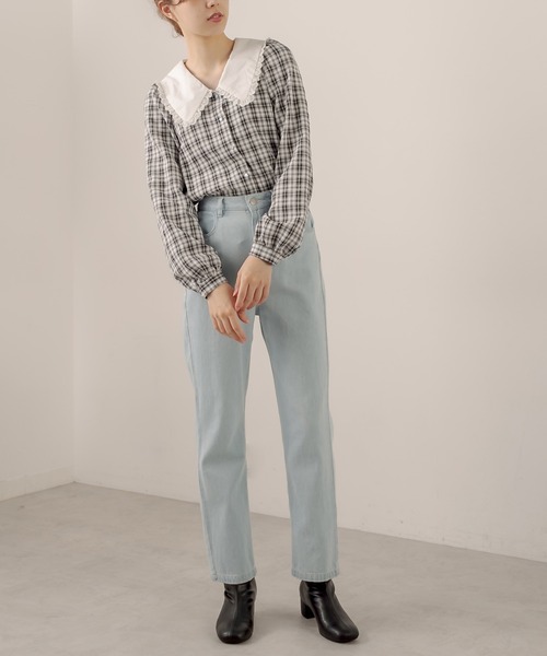 OLIVE des OLIVE(オリーブデオリーブ)の「色々カラーブラウス(シャツ/ブラウス・レディース・ブラック/ホワイト/オフホワイト・FREE)」の21枚目の写真