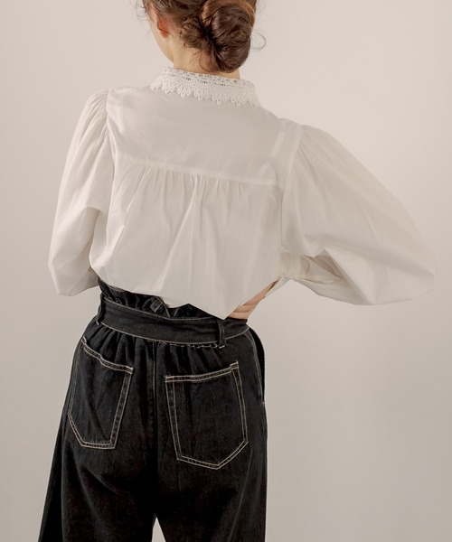 OLIVE des OLIVE(オリーブデオリーブ)の「色々カラーブラウス(シャツ/ブラウス・レディース・ブラック/ホワイト/オフホワイト・FREE)」の22枚目の写真