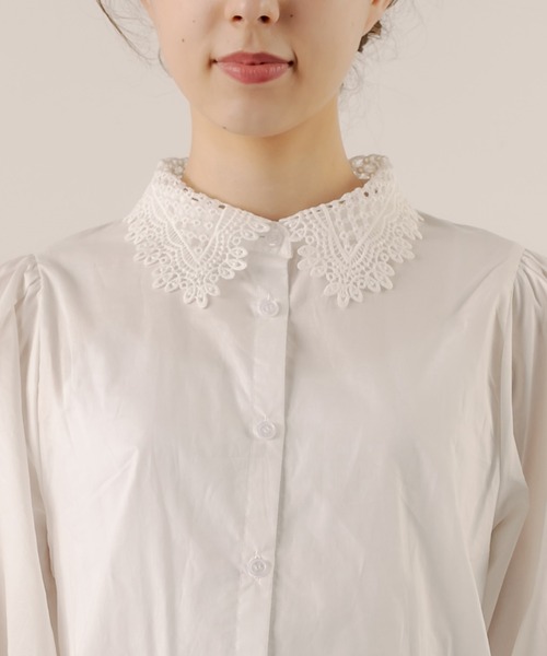 OLIVE des OLIVE(オリーブデオリーブ)の「色々カラーブラウス(シャツ/ブラウス・レディース・ブラック/ホワイト/オフホワイト・FREE)」の19枚目の写真