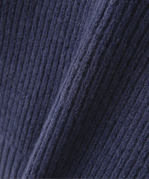 N.（N. Natural Beauty Basic）（エヌエヌナチュラルビューティーベーシック）の「◆ジップアップビックカラーニット（ニット/セーター・レディース・オフホワイト/ライトグリーン/ネイビー・MEDIUM）」の22枚目の写真