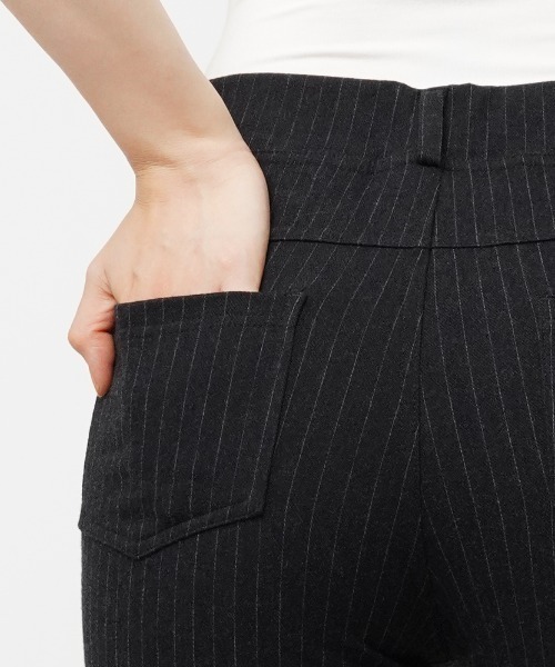 Tuche（トゥシェ）の「Tuche/トゥシェ スキニースタイル レギンスパンツ ベルトループ付き（その他パンツ・レディース・ブラック/チャコールグレー・LARGE/MEDIUM/X-LARGE）」の9枚目の写真