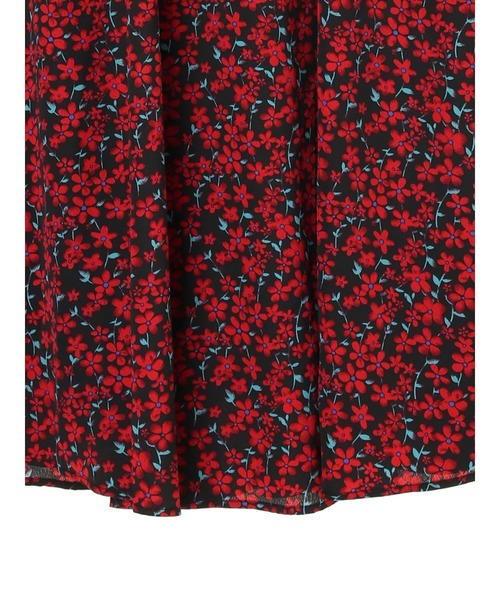 Editt by YECCA VECCA（エディットバイイェッカヴェッカ）の「ヴィンテージフラワー柄スカート＊（スカート・レディース・レッド/ブルー・FREE）」の17枚目の写真