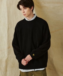 LYLE&SCOTT/別注クルーニット　畔編み