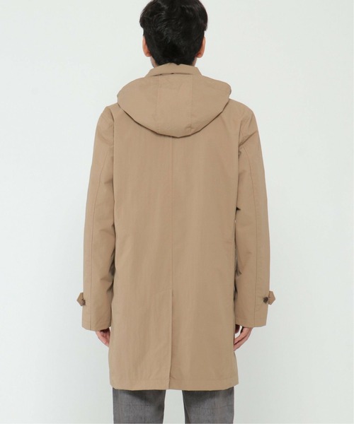 ikka(イッカ)の「CORDURA(R) フードステンコート(トレンチコート・メンズ・ブラック/ベージュ・XL/M/L/S)」の4枚目の写真