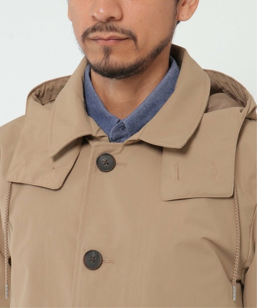 ikka(イッカ)の「CORDURA(R) フードステンコート(トレンチコート・メンズ・ブラック/ベージュ・XL/M/L/S)」の17枚目の写真