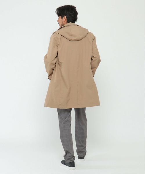 ikka(イッカ)の「CORDURA(R) フードステンコート(トレンチコート・メンズ・ブラック/ベージュ・XL/M/L/S)」の10枚目の写真