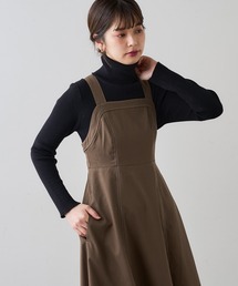 【WEB限定】配色ステッチジャンスカ