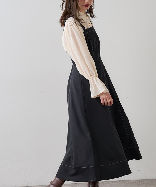 美品　TOUJOURS　トゥジュー　ワンピース　総柄　ジャンスカ　F 楽天市場】toujours ワンピースの通販