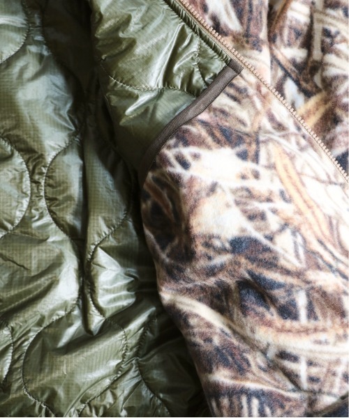 SUNNY  SPORTS（サニースポーツ）の「SUNNY SPORTS/サニースポーツ REVERSIBLE QUILT JACKET（ノーカラージャケット・メンズ・ブラウン/ベージュ・LARGE/MEDIUM）」の19枚目の写真