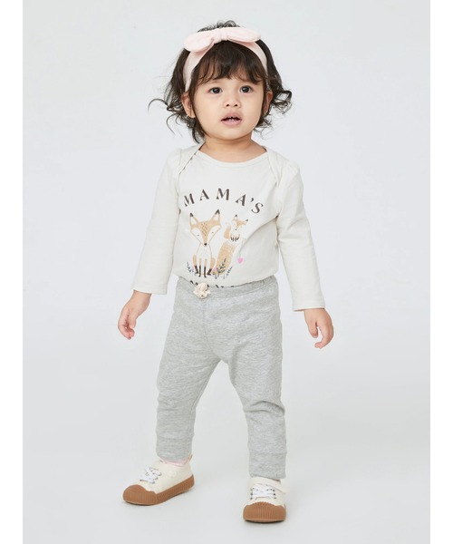 GAP（ギャップ）の「オーガニックコットン プルオンパンツ (ベビー)（その他パンツ・キッズ・ライトグレー/ブラック・3-6M/6-12M/12-18M/18-24M）」の5枚目の写真