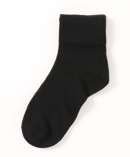 「kakko」（カッコ）の「レディース カラーリブソックス靴下（ソックス/靴下・レディース・ブラック/ホワイト/グレー/ライトブラウン/ダークブラウン/ブラウン/ピンク/イエロー/ブルー/ベージュ/ダークパープル/グリーン・FREE）」の2枚目の写真