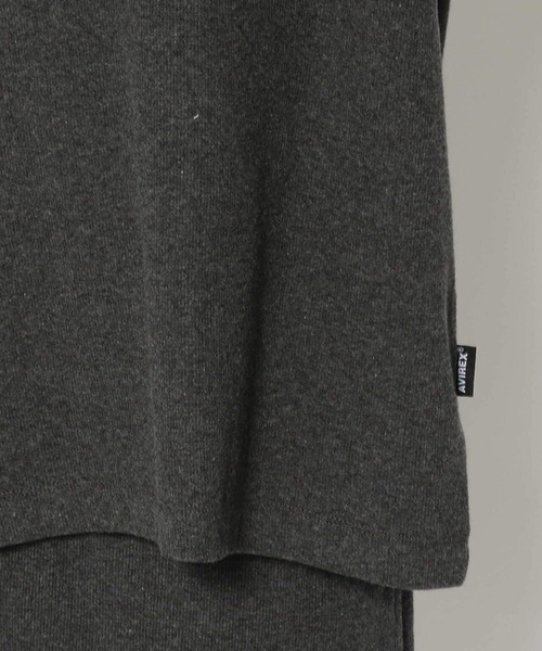 AVIREX(アヴィレックス)の「【DAILY/デイリー】長袖 ルーズフィット Tシャツ / LONG SLEEVE LOOSE FIT T-SHIRT / アヴィレックス / AVIREX(Tシャツ/カットソー・メンズ・チャコール/ブラック/グレー/ホワイト・LARGE/X-LARGE/MEDIUM)」の15枚目の写真