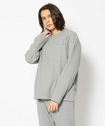 【DAILY/デイリー】長袖 ルーズフィット Tシャツ / LONG SLEEVE LOOSE FIT T-SHIRT / アヴィレックス / AVIREX
