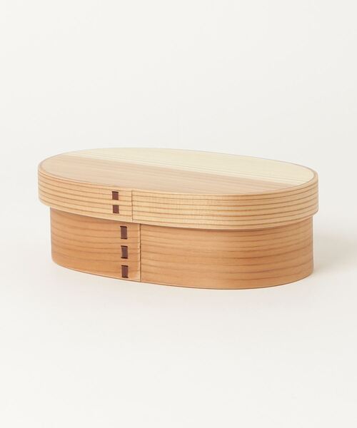 ハンズ（ハンズ）の「HANDS(ハンズ）オリジナル　天然木　わっぱ弁当箱　500mL　お弁当箱（お弁当箱・レディース・ベージュ・MEDIUM）」の5枚目の写真