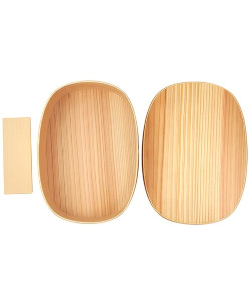 ハンズ（ハンズ）の「HANDS(ハンズ）オリジナル　天然木　わっぱ弁当箱　500mL　お弁当箱（お弁当箱・レディース・ベージュ・MEDIUM）」の4枚目の写真