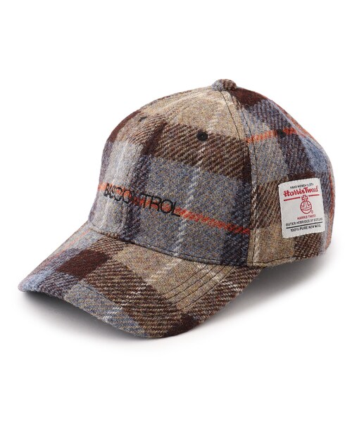 HARRIS TWEED（ハリスツイード）の「◆Harris Tweed ハリス ツィード ロゴ刺繍 ローキャップ（キャップ・レディース・グレー/ブラック/ブラウン系/ベージュ・99）」の5枚目の写真