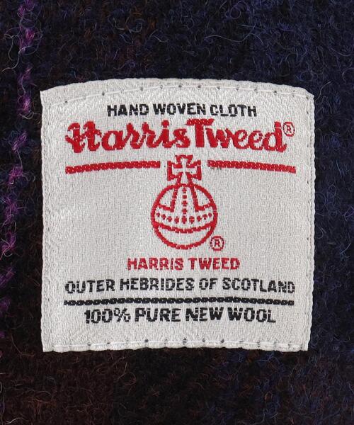 HARRIS TWEED（ハリスツイード）の「◆Harris Tweed ハリス ツィード ロゴ刺繍 ローキャップ（キャップ・レディース・グレー/ブラック/ブラウン系/ベージュ・99）」の9枚目の写真