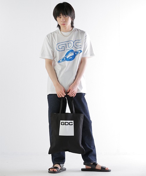 GDC（ジーディーシー）の「BOXLOGO TOTEBAG（トートバッグ・メンズ・ホワイト/ブラック・FREE）」の7枚目の写真
