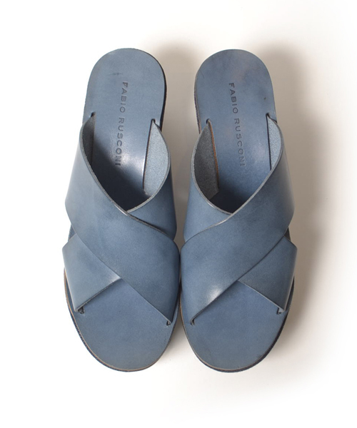 FABIO RUSCONI（ファビオルスコーニ）の「FABIO RUSCONIコルクソールサンダル（サンダル・レディース・ブラック/ブルー・36/37/38）」の9枚目の写真