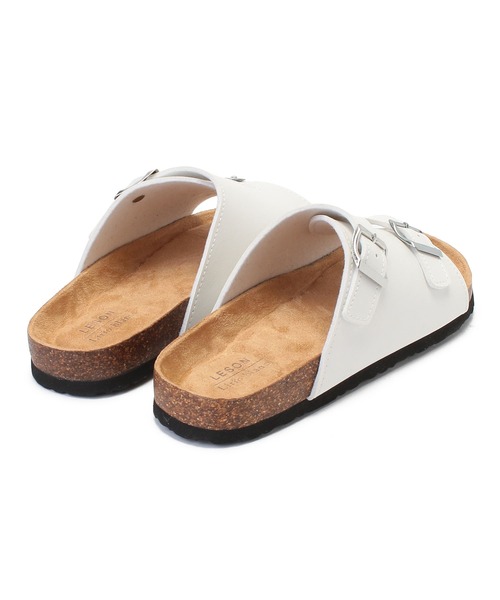 LUGG NAGG（ラグナグ）の「ダブルモンクフットベットサンダル（サンダル・レディース・ブラック/ブラウン/オフホワイト・23.0cm/24.0cm/25.0cm/26.0cm/27.0cm/28.0cm）」の6枚目の写真