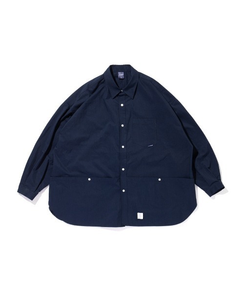 APPLEBUM(アップルバム)の「Oversize Shirt Jacket(シャツ/ブラウス・メンズ・ベージュ/グリーン/ネイビー・MEDIUM/LARGE/X-LARGE)」の3枚目の写真